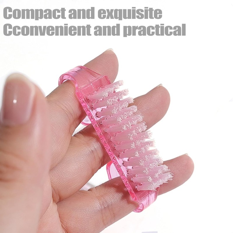 Nail Brush, 6 Pcs Plastic Clean Brush, Hand Scrubbing Cleaning