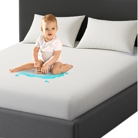 Dreamzie - Waterproof Mattress Protector - Breathable & Noiseless - Full Mattress Protector - Pack of 1 - Machine Washable - 15" Deep Pocket Mattress Cover