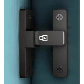 Nightglow 90 Degree Stainless Steel Bolt Special Door Lock Flipped Door lockcurved Door Lock Buckle Wooden Fence Door Lock