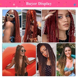 Braiding Hair Pre Stretched - 26 Inch Pre Stretched Braiding Hair 350# Braiding Hair Soft Yaki Texture 8 Packs Crochet Hair Extensions Braids for Black Women (26 Inch(8Packs), 350#)