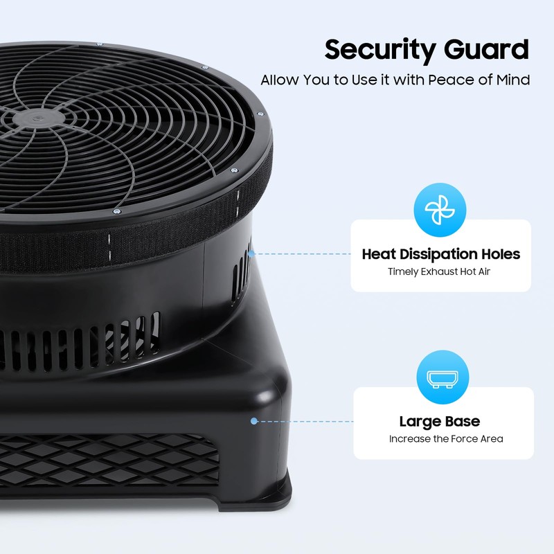 17.7 Inch Air Blower Fan Blower, 110V 550W Inflatable Outdoor