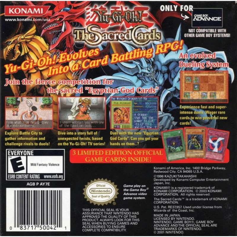 Yu-Gi-Oh! The Sacred Cards - Game Boy Advance