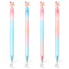 BAYTORY 4Pcs Rotatable Black Gel Pens, 0.5mm Fine Point Pen,