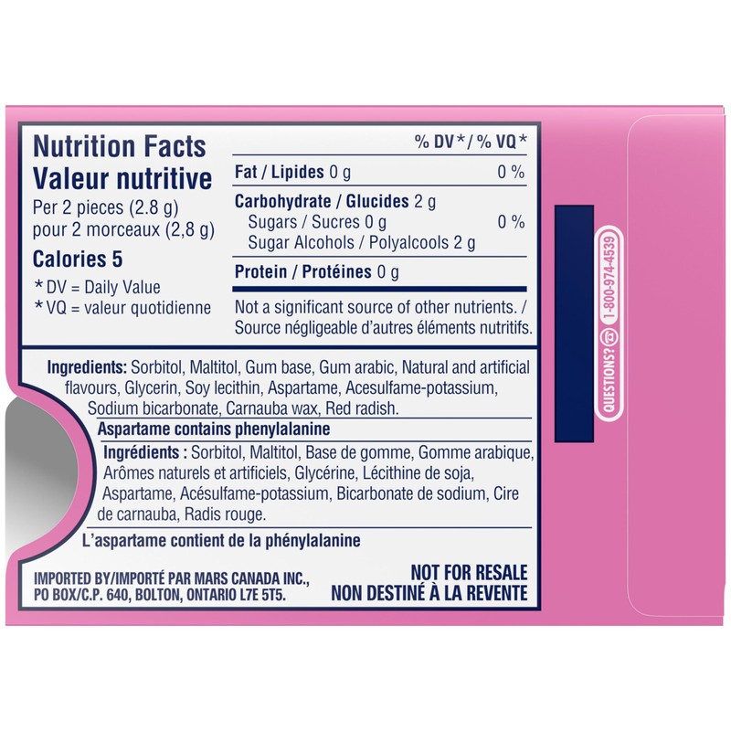 Excel White Bubblemint, Teeth Whitening, Sugar Free Chewing Gum, Multipack,