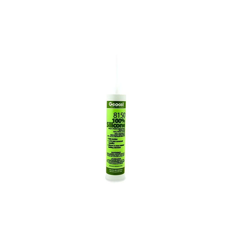 Geocel 8150 100% SILICONE HIGH PERFORMANCE NEUTRAL CURE SEALANT-CLEAR