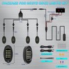 4Pods All Pure White LED Rock Lights Full Kit Plug