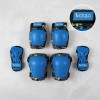 Kit Protecciones Adulto Rodilleras Coderas Muñequeras Iciqlo Azul