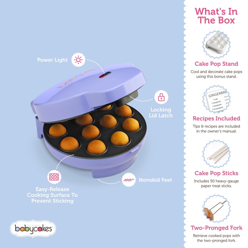 Babycakes Cake Pop Maker by Select Brands - Kit for