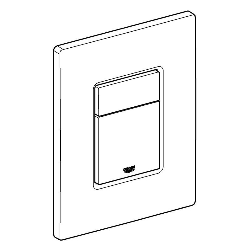 Grohe Skate Cosmopolitan control panel phantom black for Grohe Rapid