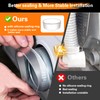 tatamelon Dryer Vent Connector Kit,90 Degree Dryer Vent Elbow+10ft Hose