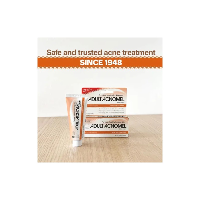 Acnomel Acné En Adultos Crema Medicamento 36g Importado