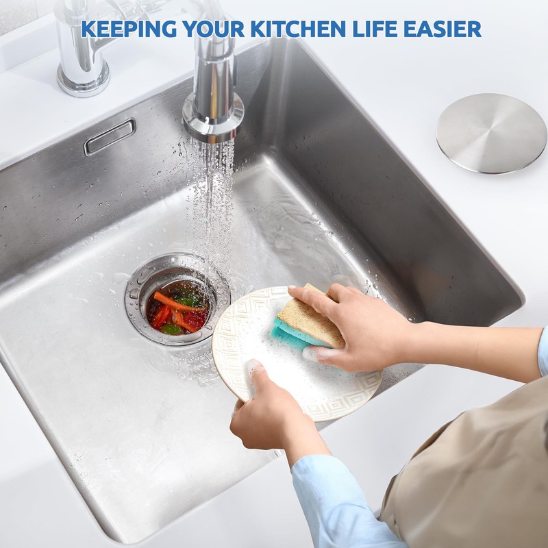 BOTEMY 3-1/2 Inch Extended Garbage Disposal Flange with Deep Strainer