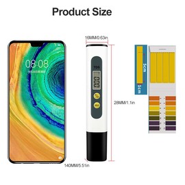 KARELLS Water Tester, TDS Meter Digital Water Tester, TDS Meter for Drinking Water, Swimming Pool, Aquarium, Pools and Laboratory, Measuring Range 0-9990 PPM, Water Test with LCD Display, Ideal ppm