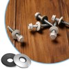 sourcing map 100Pcs 3/8" x 1" Sealing Washers, 304 Stainless