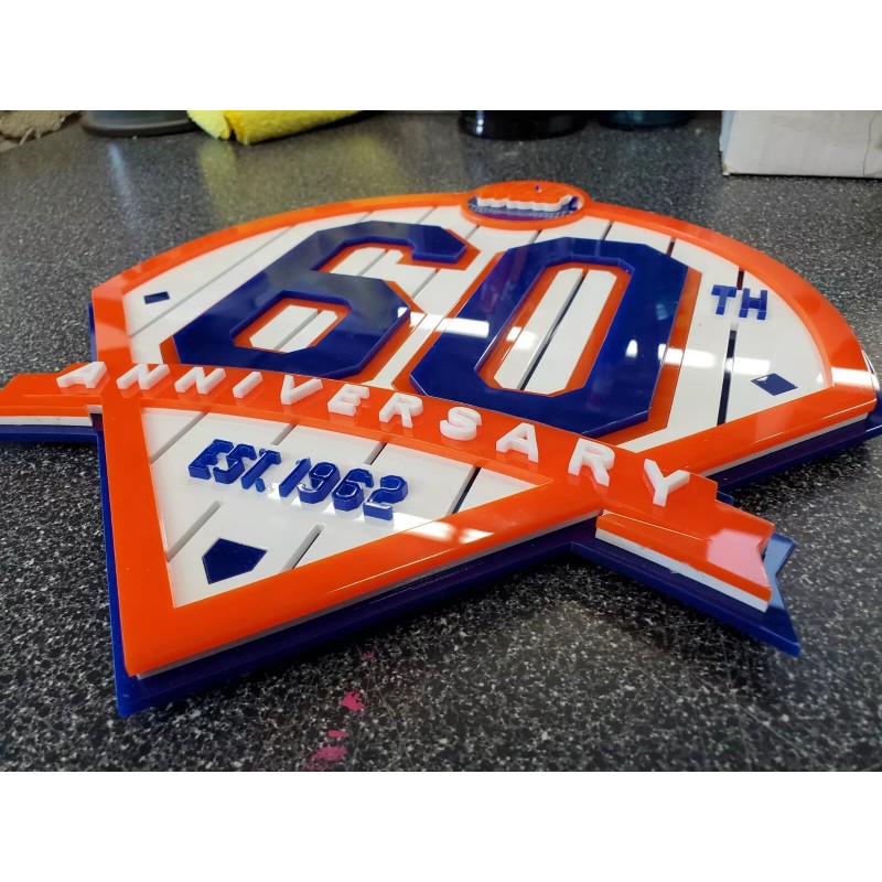 12 CUSTOM ORDER OMG Mets baseball 3D SIGN ART 12