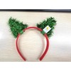 Aiosy Light Up Christmas Tree Headband Green Tinsel Head bands