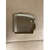 LEAFGUARD Light Gray LEAF GUARD Aluminum SEAMLESS Gutter Right End