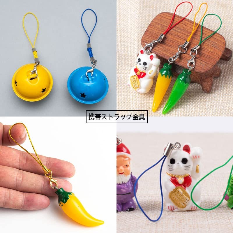 200 Pcs Straps Lobster Claw Clasp, BetterJonny Colorful Lanyard with