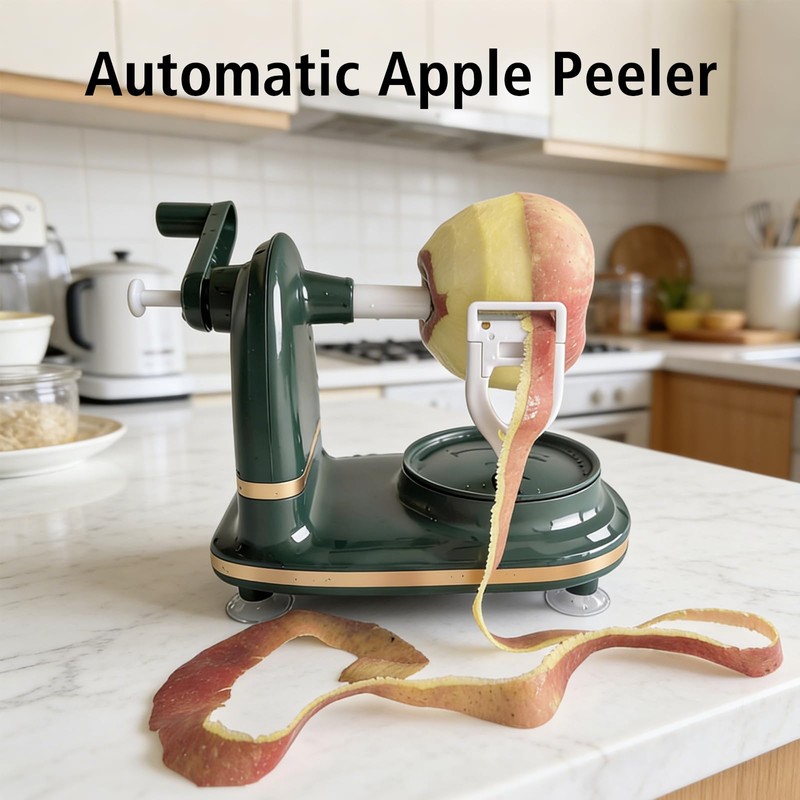 Apple Peeler, Slicer & Corer Set – 8 Wedges Efficient