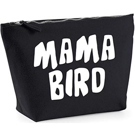 Hippowarehouse Mama Bird printed make up cosmetic wash bag 18x19x9cm