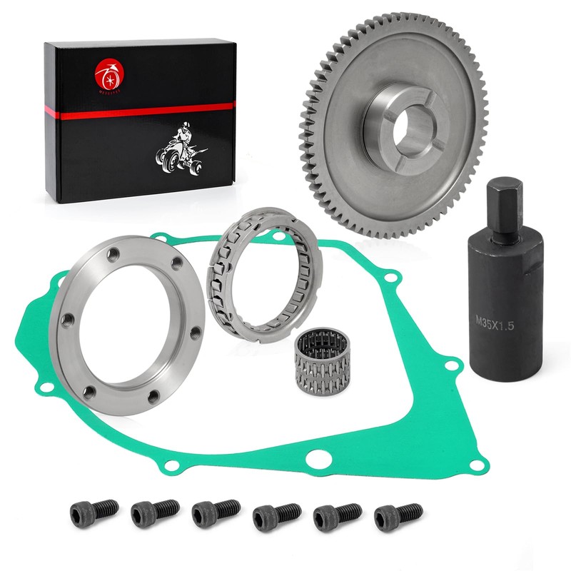 Flywheel Puller & Starter Clutch One Way Bearing Gear Kit