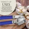 ORBLUE Garlic Press Stainless Steel - Premium Professional Grade Garlic