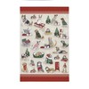 Ulster Weavers Christmas Dogs 100% Cotton Tea Towel, Merry Mutts