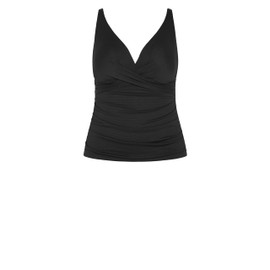 City Chic Women's Tankini-Sardinia Underwire, Black