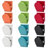 Wukong Pack of 12 6 Colours Magnetic Clips Metal Magnets