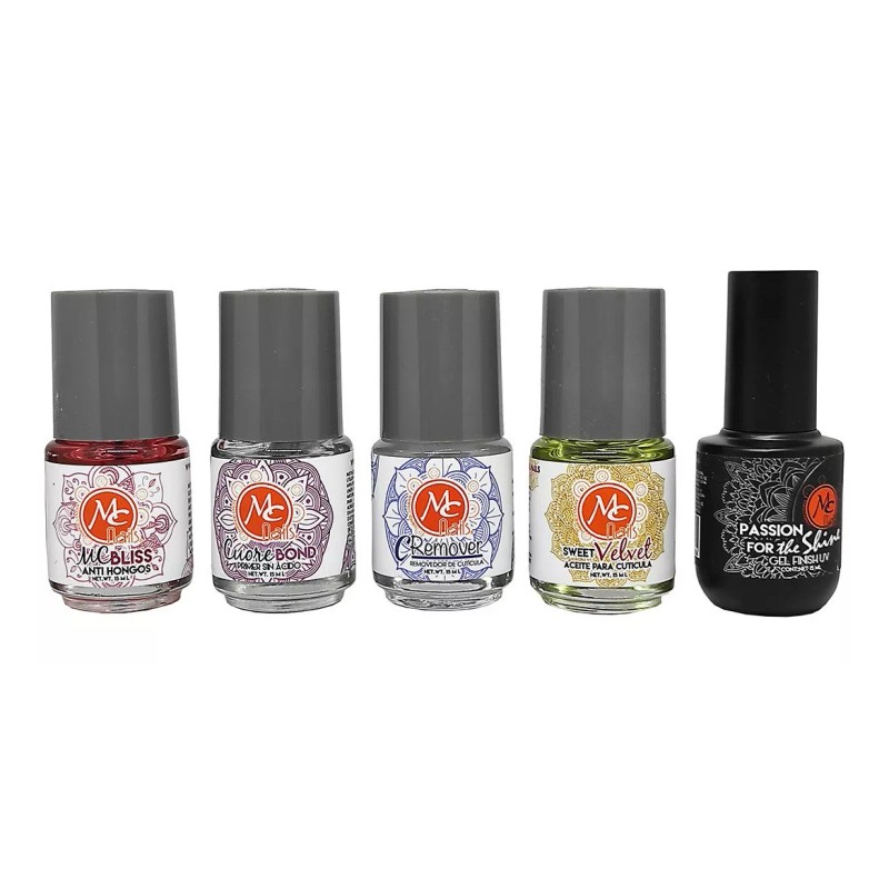 Mc Nails Kit Profesional Para Uñas Acrílicas Pro 27 Piezas