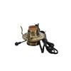 B&P Lamp® #2 Electric Burner Antique Brass Plated with Black