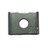 Dalsys Pack of 100 Silver Mounting Rail Brackets 38-40 Galvanised