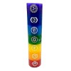 7 CHAKRAS JUMBO PILLAR CANDLE VELA VELADORA 7 CHAKRAS 7x1.5in SPIRITUAL