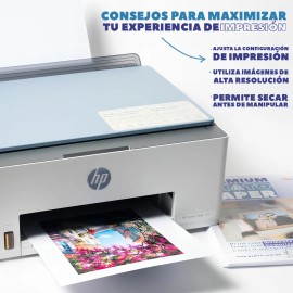 Papel Fotográfico Papira Carta Glossy Alta Calidad 50 Hojas Color Blanco