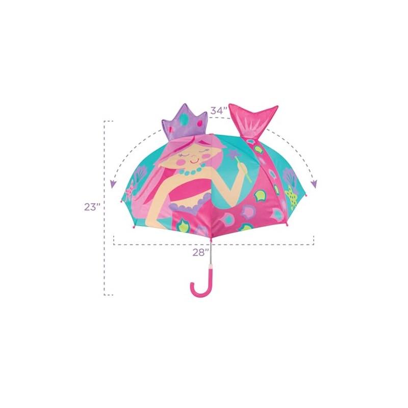 Stephen Joseph Pop Up Umbrella, Pink Mermaid