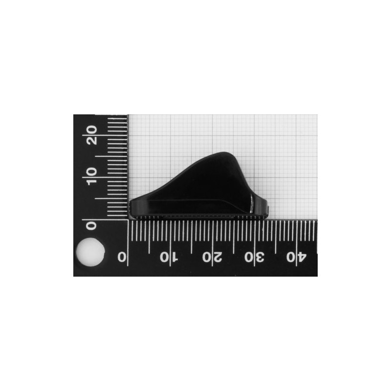 Clamcleat Open Micros f.1-4 mm Rope Black