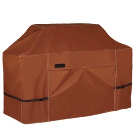 NettyPro Gas Grill Cover 64 Inch BBQ Cover Waterproof Heavy Duty 2-3 Burner Barbecue Cover for Weber, Char-Broil, Brinkmann, Nexgrill Grills and More, Brown