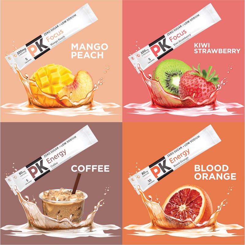 PURE KICK Energy and Focus Singles To Go Drink Mix