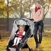 Griwuut Rain cover pram, good air circulation, rain cover, for