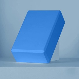 Linahealth Yoga Bloque 2 pack Block Set Espuma de Alta Densidad Antideslizante para Pilates Ejercicio Entrenamiento (Espuma Azul)