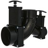 Valterra T81 Ell Double Rotating Valve, 3" Hub x 1-1/2"