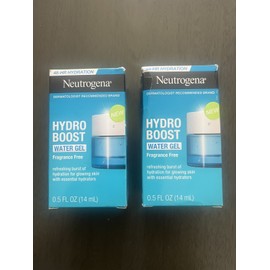 Neutrogena LOT OF 2 Neutrogena Hydro Boost Water Gel Fragrance-Free 0.5fl.oz./14ml *NEW*