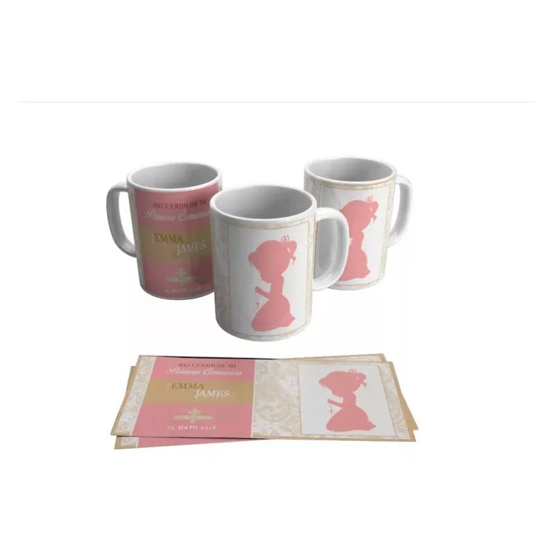 Like Shop 25 Tazas Personalizadas Recuerdo Para Primera Comunion