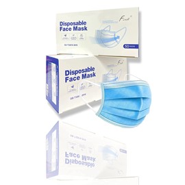 REQUISITE NEEDS REQUISITE NEEDS Comfort Breathable Facial Cover 3 Ply Disposable Face Masks (Blue) (200 PACK)