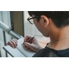KeyUnity KP00 EDC Bolt Action Titanium Ballpoint Pen, High-Quality Pen