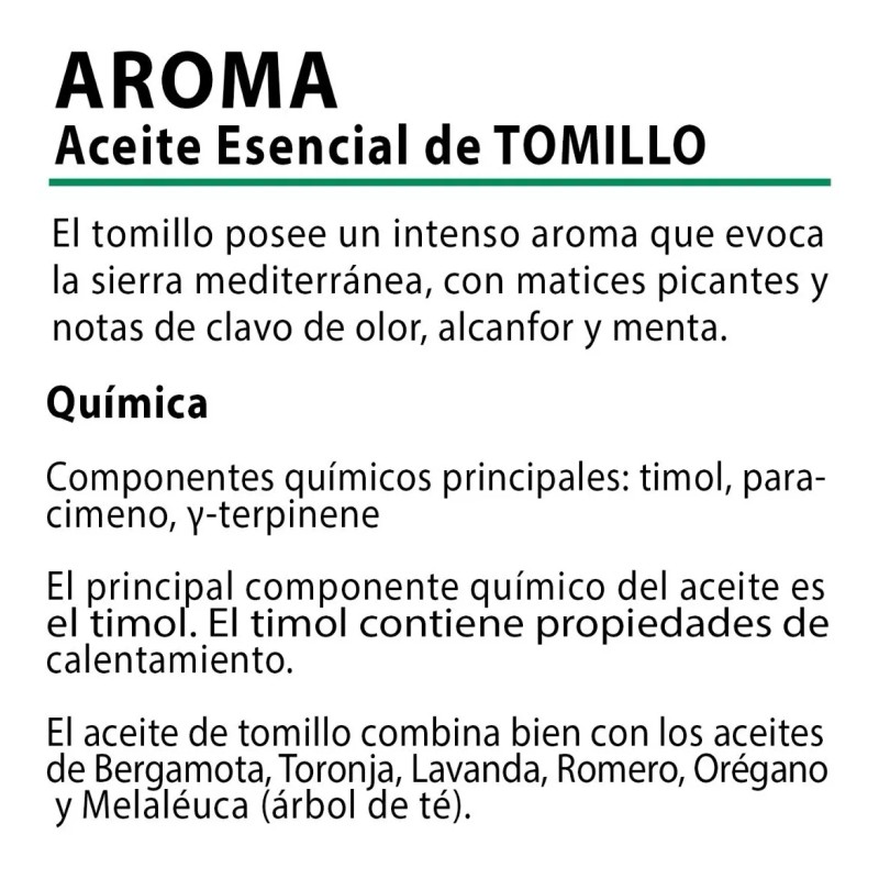 Laferv Aceite Esencial De Tomillo 50 Ml 100% Natural Máxima