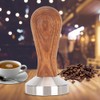 51mm Stainless Steel Wood Handle Coffee Tamper Coffee Powder Pressing