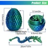 noxozoqm noxozoqm 3D Printed Easter Dragon Egg,Prefilled Easter Eggs -