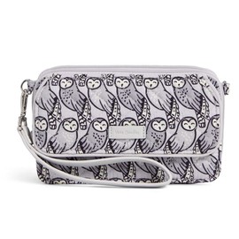 Vera Bradley Iconic RFID All in One Crossbody in Owls Gray