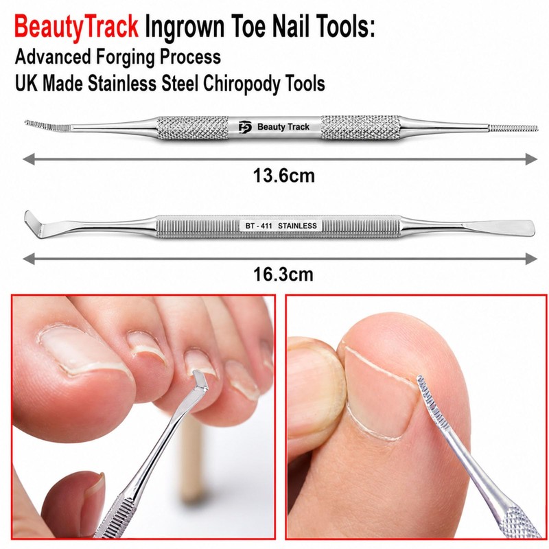 Black Files - Ingrown Toe Nail File & Lifter Kit